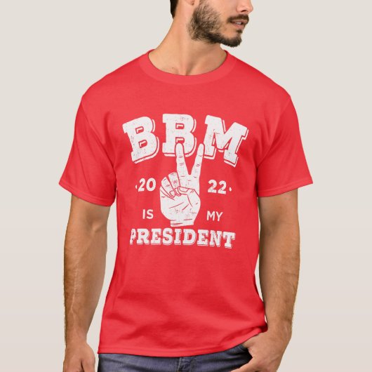 Bong Bong Marcos President BBM 2022 Peace Red T-shirt (Voorkant)