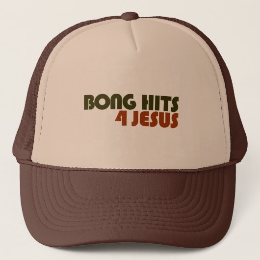 Bong Hits voor Jesus Trucker Pet (Voorkant)