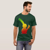 Bong On - Reggae Rasta Bong lifestyle T-shirt (Voorkant volledig)