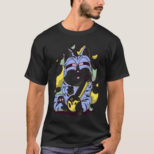 bong-rookkat t-shirt (Voorkant)