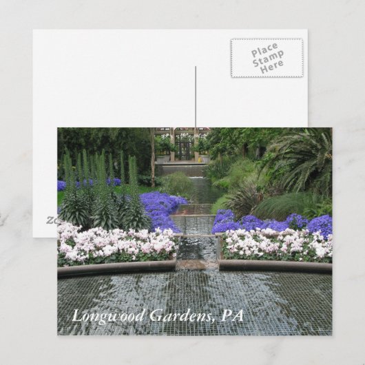 Bonghouten tuinen, PA Briefkaart (Voorkant / Achterkant)