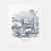 Bongo Antelope Fleece Deken (Voorkant)