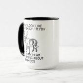 Bongo Antelope Mug, Bongo Lover Gifts Mok (Voorkant links)