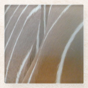 Bongo Antelope Skin Pattern Glass Onderzetter