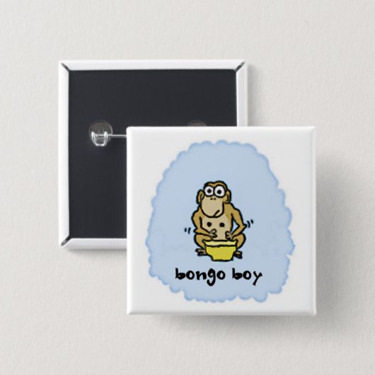 Bongo Boy Button (Voorkant /achterkant)