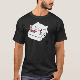 Bongo Cat Hoodie Funny Schattige Gamer Meme cat Pu T-shirt