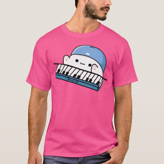 Bongo Cat K-Pop Meow Logo T-shirt (Voorkant)