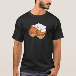 Bongo Cat merch Schattigee kattenmeme T-shirt