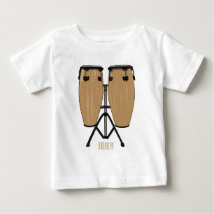 Bongo drum cartoon illustratie