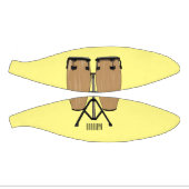 Bongo drum cartoon illustratie basketbal (Panelen)