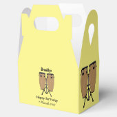 Bongo drum cartoon illustratie bedankdoosjes (Geopend)