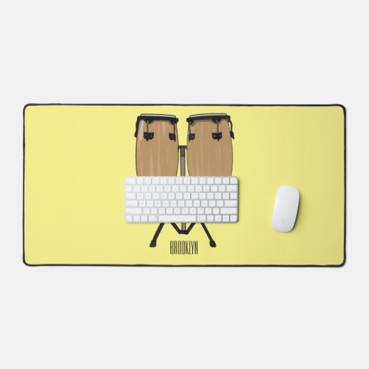 Bongo drum cartoon illustratie bureaumat (Keyboard & Muis)