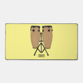 Bongo drum cartoon illustratie bureaumat (Voorkant)