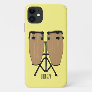Bongo drum cartoon illustratie Case-Mate iPhone case