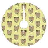 Bongo drum cartoon illustratie kerstboom rok (Voorkant)