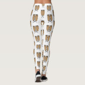 Bongo drum cartoon illustratie leggings (Achterkant)