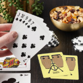 Bongo drum cartoon illustratie pokerkaarten (Insitu)