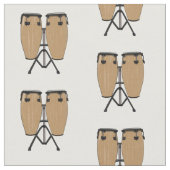 Bongo drum cartoon illustratie stof (Close Up)
