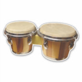 BONGO-DRUMS DIE STERKE STICKKERS VAN STIKSTUKKEN K STICKER (Voorkant)