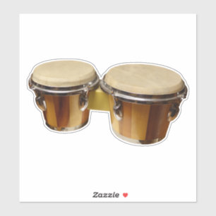 BONGO-DRUMS DIE STERKE STICKKERS VAN STIKSTUKKEN K STICKER