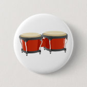 Bongo Drums Ronde Button 5,7 Cm (Voorkant)