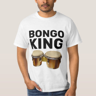 BONGO KING BONGO DRUMS T-SHIRS T-SHIRT