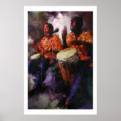 Bongo-spelers Poster (Voorkant)