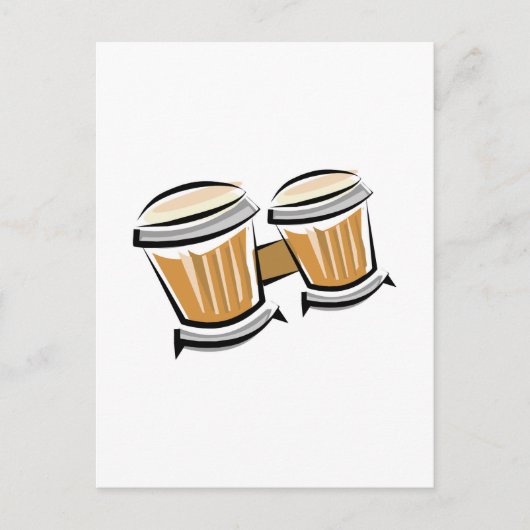 Bongos Briefkaart (Voorkant)