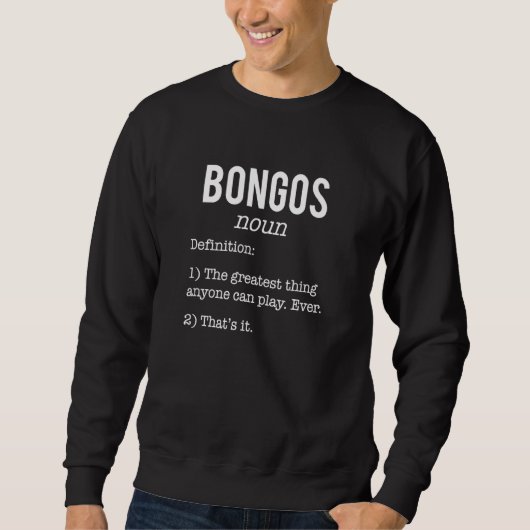 Bongo's Definitie Humor Bongo's Trui (Voorkant)