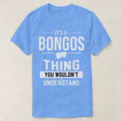 Bongos Percussion Music Instrument Drum Bongo T-shirt (Design voorkant)