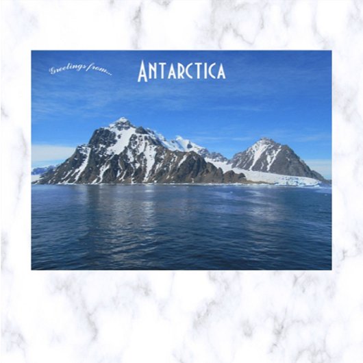 Bongrain Point op Pourquoi Pas Island Antarctica Briefkaart