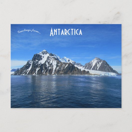 Bongrain Point op Pourquoi Pas Island Antarctica Briefkaart (Voorkant)