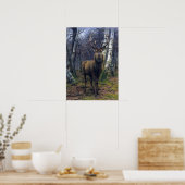 Bonheur - de koning van het bos poster (Keuken)