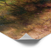 Bonheur - deer en beesten in hout poster (Hoek)