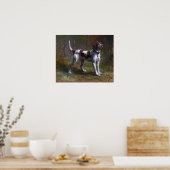 Bonheur - een lichtere hond poster (Keuken)