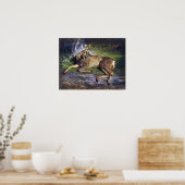 Bonheur - een zwerver in het bos poster (Keuken)