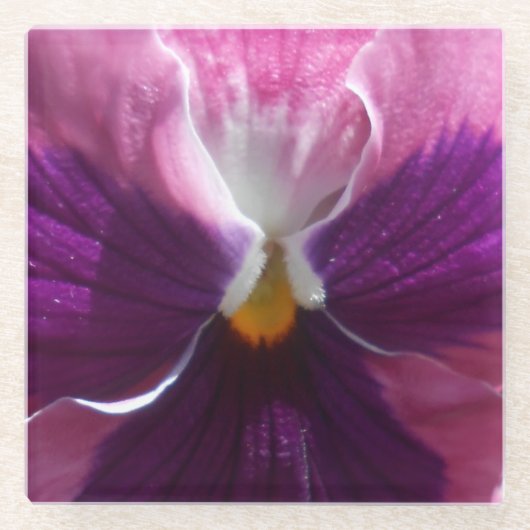 Bonheur Glazen Onderzetter (Voorkant)