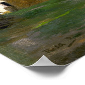 Bonheur - het Boerderij bij het begin van het hout Poster (Hoek)