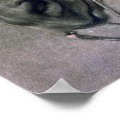 Bonheur - hoofd van een paard poster (Hoek)