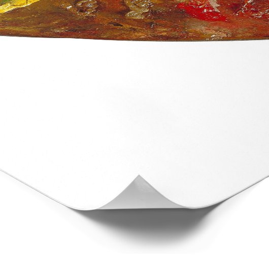 Bonheur - Kunstenpalet Poster (Hoek)