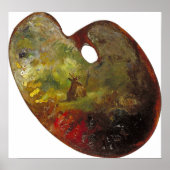 Bonheur - Kunstenpalet Poster (Voorkant)