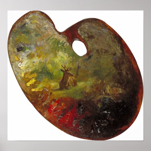 Bonheur - Kunstenpalet Poster (Voorkant)