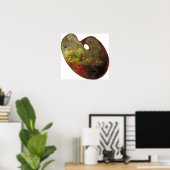 Bonheur - Kunstenpalet Poster (Thuiskantoor)