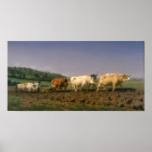 Bonheur - ploegen in nevers poster (Voorkant)