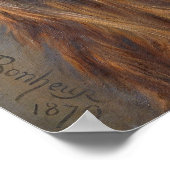 Bonheur - portret van een leeuw poster (Hoek)