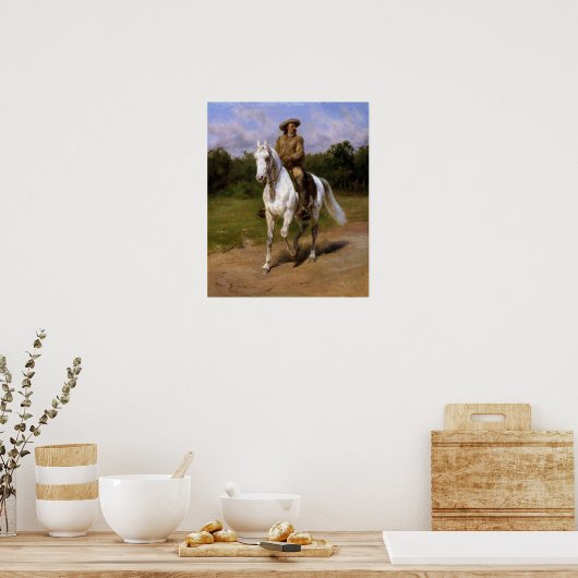 Bonheur - Portret van kolonel William F. Cody Poster (Keuken)