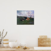 Bonheur - Rest op een heuvel in de alpen Poster (Keuken)