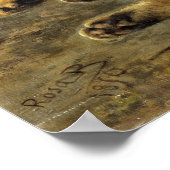 Bonheur - Wilde Cat Poster (Hoek)