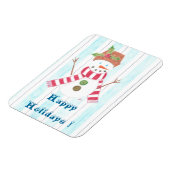 Bonhomme de neige premium magnet magneet (Linkerzijde)