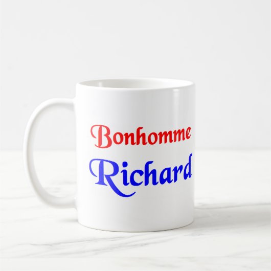 bonhomme richard koffiemok (Links)